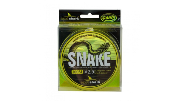 Леска EastShark  SNAKE  300м  (флюоресцентный жёлтый) 3