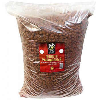 Пеллетс Lion Baits  Halibut 14мм 15 кг (Палтус)   Красный