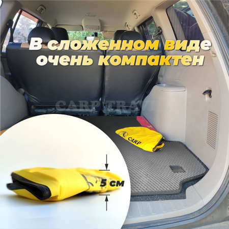 Ведро мягкое с крышкой водонепроницаемое Carptravel  d 40 см1